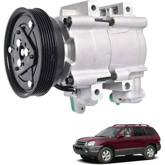 EPOTOORAC Compressor Replacement for Santa Fe 2001 2002 2003 2004 2005 2006 10957AN