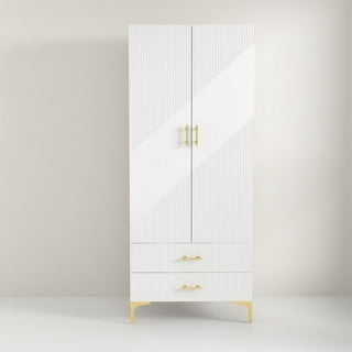 Wood wardrobe closet walmart outlet