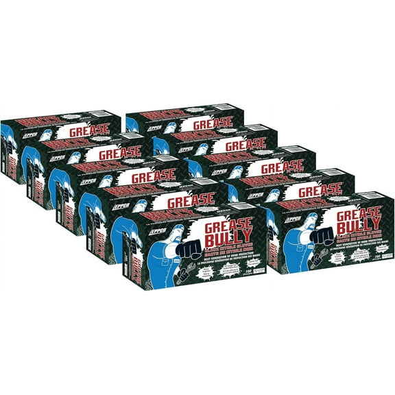 EPPCO Grease Bully 6-Mil Black Nitrile Gloves Disposable Powder Free, Latex Free Textured Superior Grip Glove for Mechanics