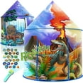 thumbnail image 1 of Dinosaur Discovery Kids Play Tent an Extraordinary Adventure Dinosaur Tent, Pop Up Tent for Kids, Dinosaur Toys for Kids Gift for Girls & Boys, Outdoor and Indoor Tents for Kids, 1 of 8