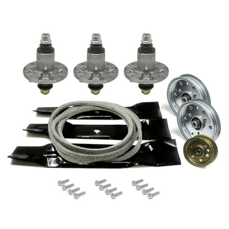 EPR Deck Rebuild Kit for John Deere 48 inch D140 D160 D150 LA145 LA165 LA155 D155 Blade Spindle Belt Idler