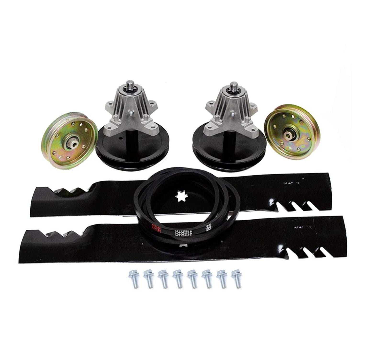 EPR Spindle Pulley Belt Mulching Blade Rebuild Kit Compatible with Cub