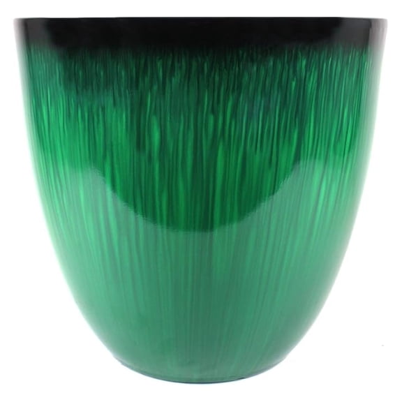 EPR18-205 Egg Planter Green Flower, 18"
