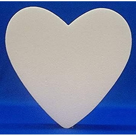 EPS Polystyrene Styrofoam Solid Heart 16" Floral Craft