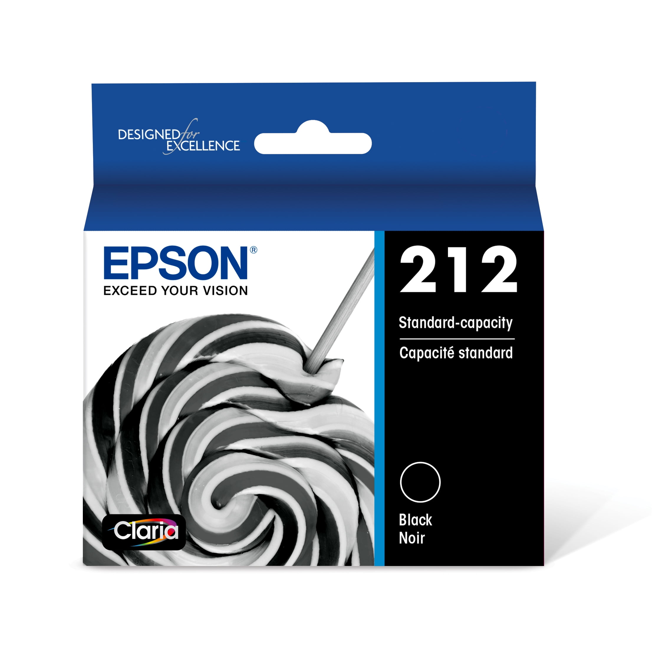 Epson 212 Standard-capacity Black Ink Cartridge compatible with XP4105 & WF2850