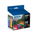 thumbnail interactive-video image 1 of EPSON 220 DURABrite Ultra Ink High Capacity Black & Standard Color Cartridge Combo Pack Works with WorkForce WF-2630, WF-2650, WF-2660, WF-2750, WF-2760, Expression XP-320, XP-420, XP-424, 1 of 9