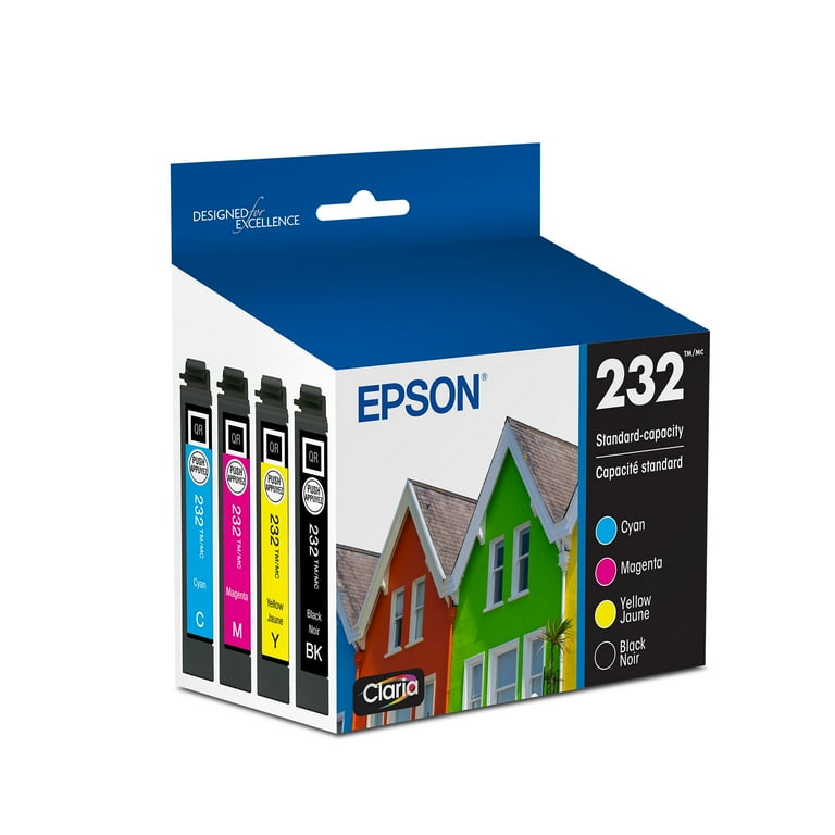 EPSON 232 Claria Ink Standard Capacity Black & Color Cartridge