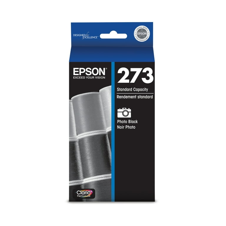 T273120-S (273) Claria Ink, 210 Page-Yield, Photo Black T273120-S (273) Claria Ink, 210 Page-Yield, Photo Black