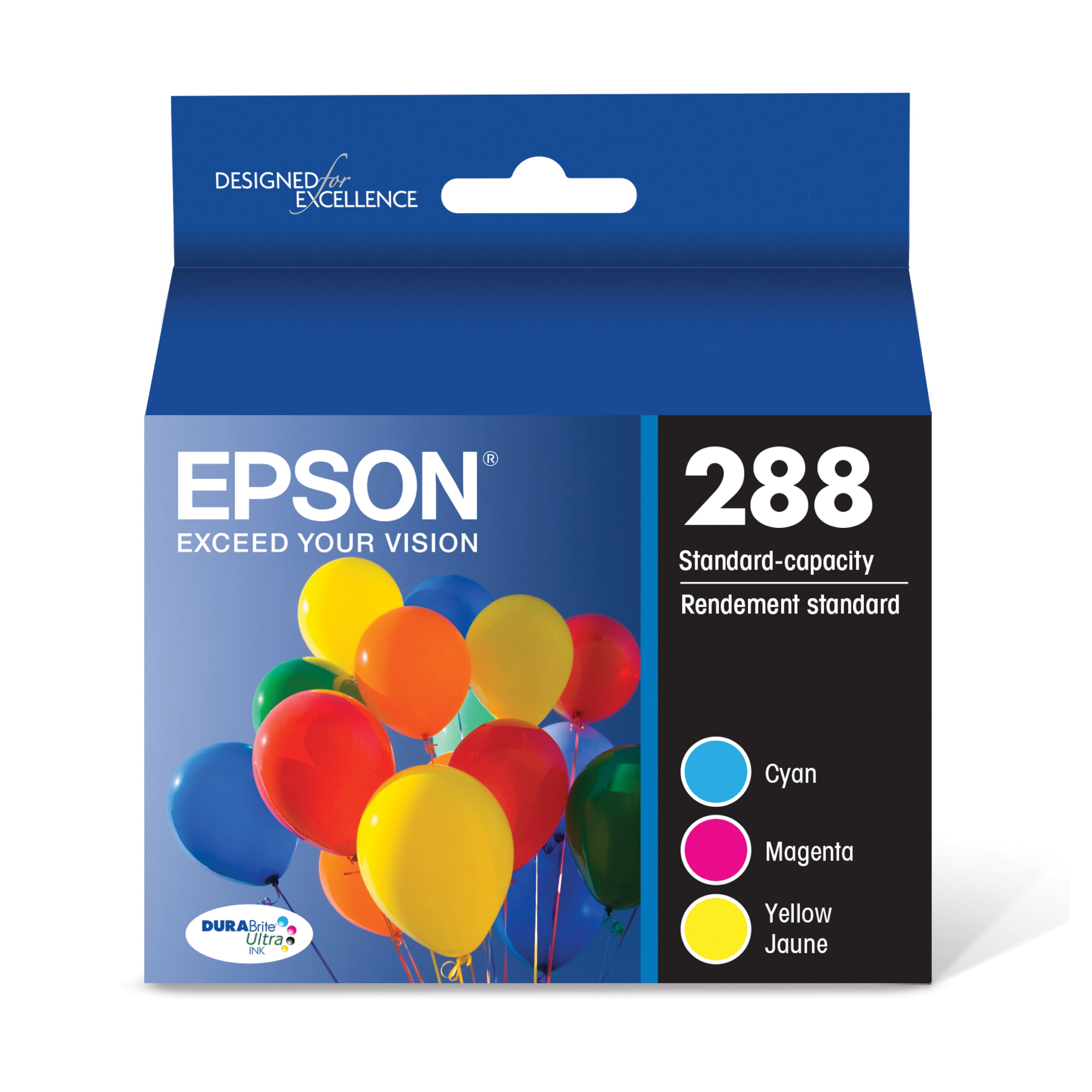 EPSON 288 DURABrite Ultra Ink Standard Capacity Color Combo Pack