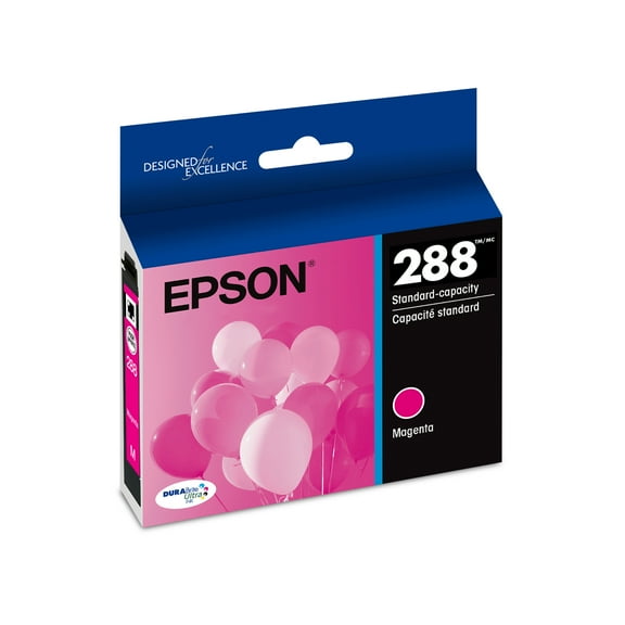 EPSON 288 DURABrite Ultra Ink Standard Capacity Magenta Cartridge (T288320-S) Works with Expression XP-330, XP-430, XP-434, XP-340, XP-440, XP-446