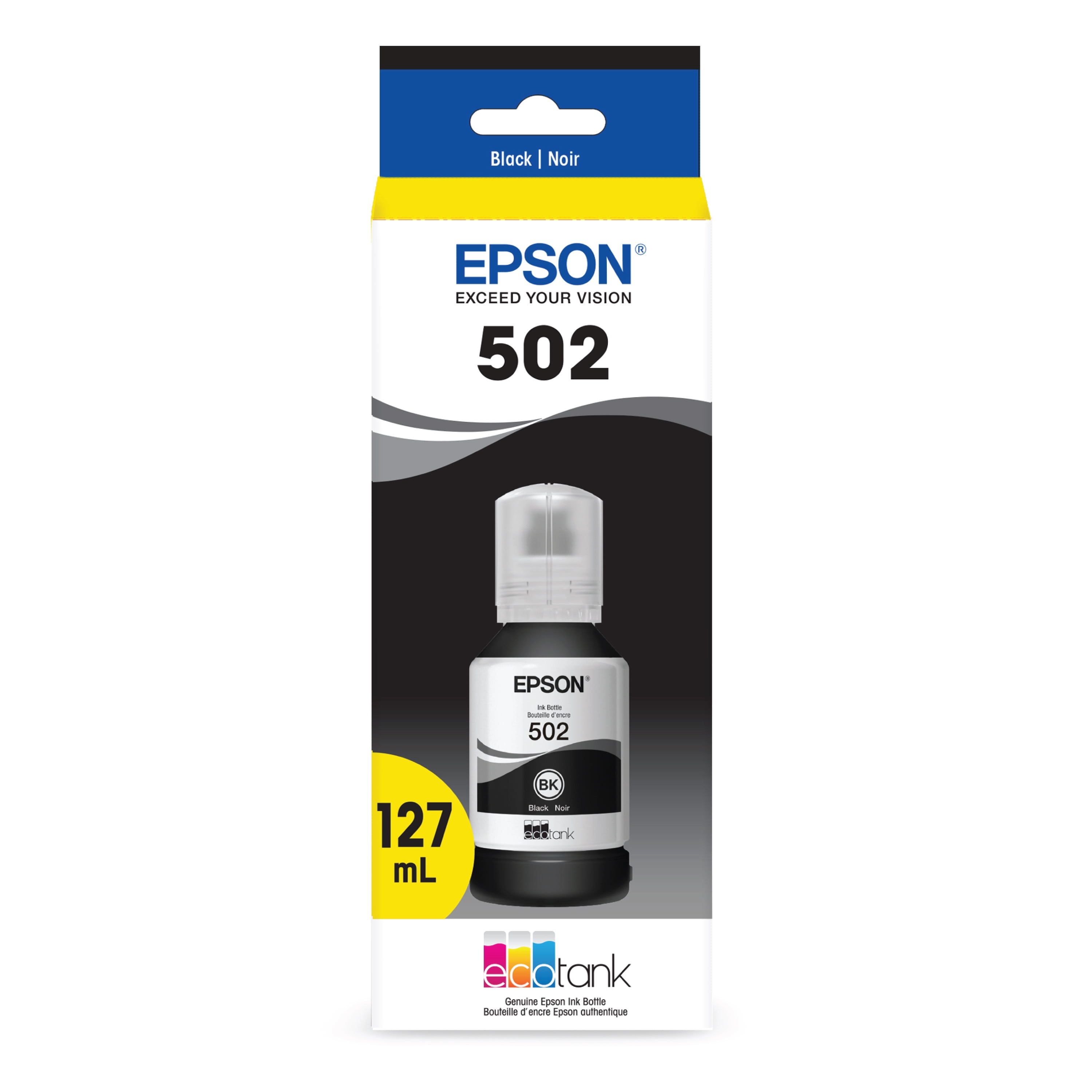 ✓ Cartouche compatible EPSON 502XL noir couleur Noir en stock