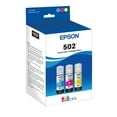 thumbnail image 1 of Epson 502 EcoTank Ink Ultra-high Capacity Bottle Color Combo Pack Works with ET-2750, ET-2850, ET-2980, ET-2988, ET-3750, ET-3760, ET-3850, ET-4850, and other select EcoTank models, 1 of 9