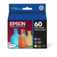 thumbnail image 1 of EPSON 60 DURABrite Ultra Ink Standard Capacity Color Combo Pack (T060520-S) Works with Stylus C-68, C-88, C-88+, CX-3800, CX-3810, CX-4200, CX-4800, CX-5800F, CX-7800, 1 of 5