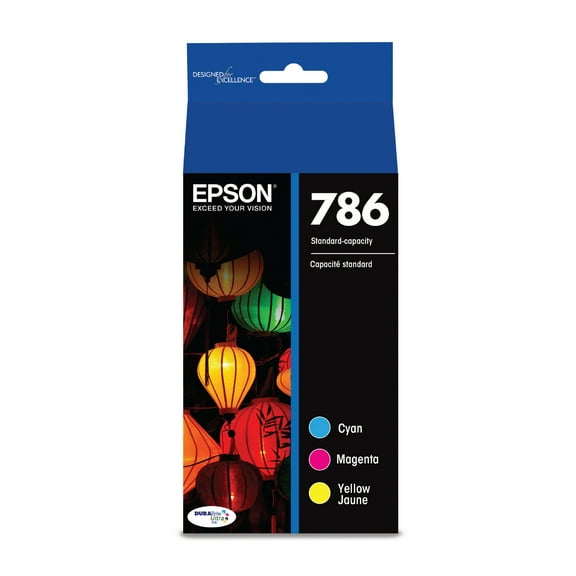 EPSON 786 DURABrite Ultra Ink Standard Capacity Color Combo Pack (T786520-S) Works with WorkForce WF-5110, WF-5190, WF-5620, WF-5690