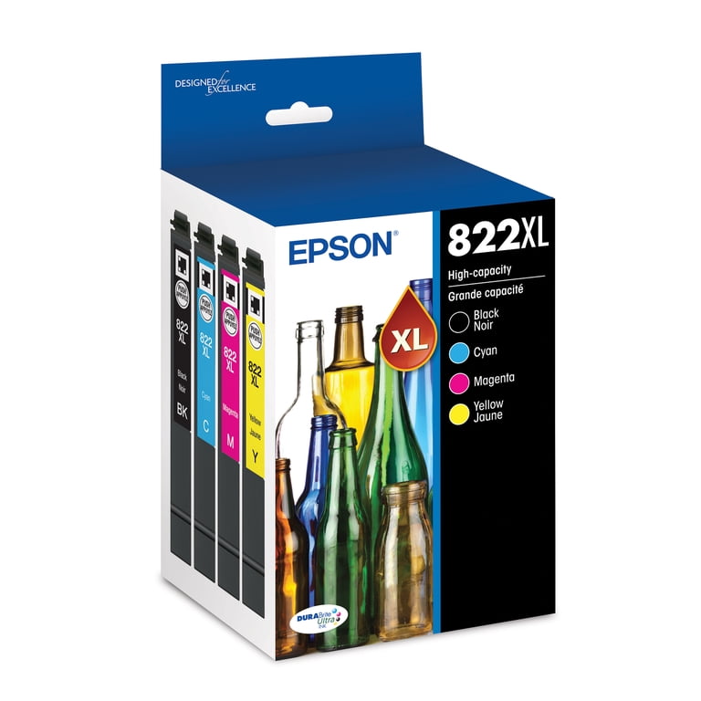 EPSON 822 DURABrite Ultra Ink High Capacity Black & Color