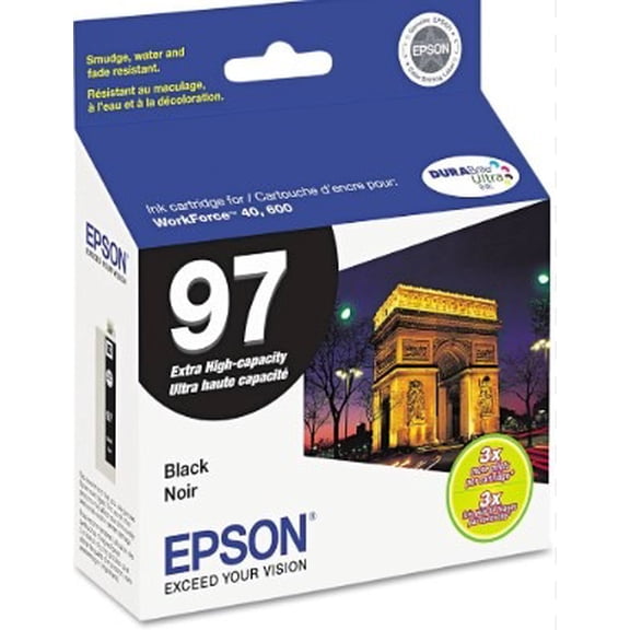 Epson 97 black ink Ink Cartridge Genuine Epson, Sold Without Manufacturer Warranty