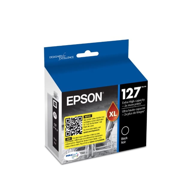 Standard Building Labels EPSON T127 DURABrite Ultra Genuine Ink Standard Capacity Black ...