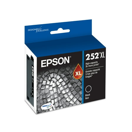 EPSON T252 DURABrite Ultra Genuine Ink High Capacity Black Cartridge