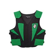 EPT Cordura Bull Riding Vest v3.0 - Black & Green Cordura Canvas EPT Brand - Adult Sizes 2X-Large