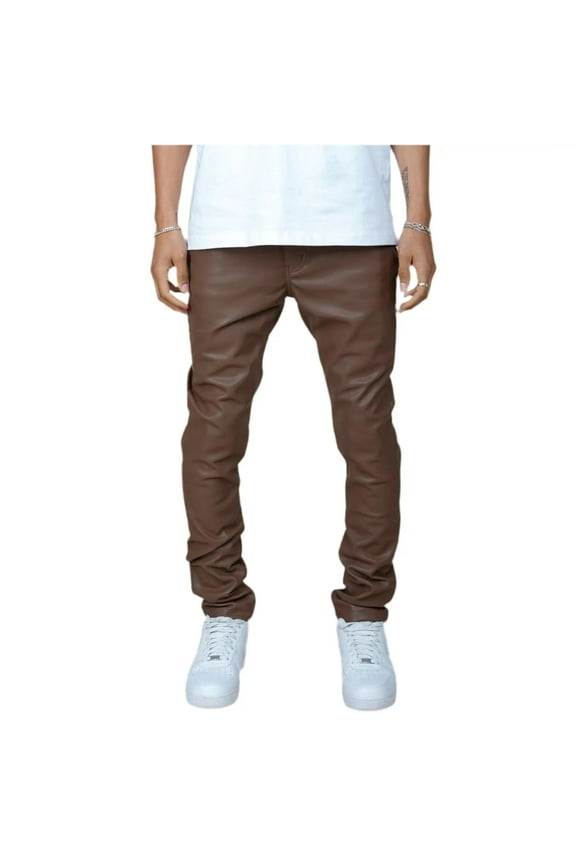 EPTM Men Leather GOPACHI PANTS 2.0 (Brown)