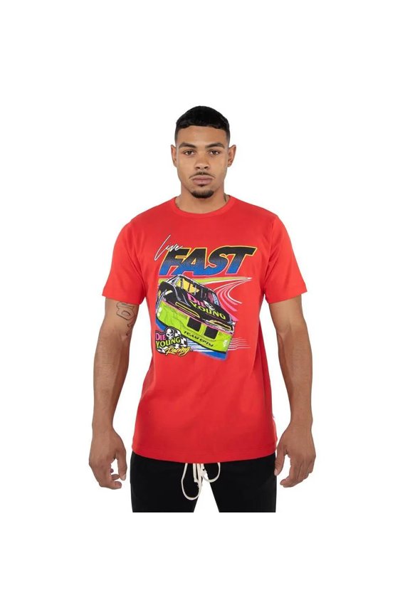 EPTM Men Live Fast Die Young Tee (Red)