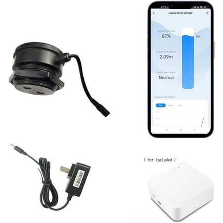 EPTTECH TLC2206-ZB Zigbee Signal Tuya Wireless Liquid Level Water Tank Monitor Sensor
