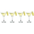 thumbnail image 1 of EPURE Glass 4 Piece Stemmed Martini Glass Set - for Drinking Martinis, Manhattans, Vodka, and Cocktails (Martini Glass (6 oz)) - 4 pc, 1 of 8