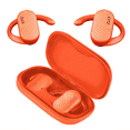 thumbnail image 1 of EPZ Wireless Built-in Bone Conduction Headphones Open Motion Headphones Sweat Resistant, Suitable for Running, Cycling, Hiking (Orange), 1 of 11