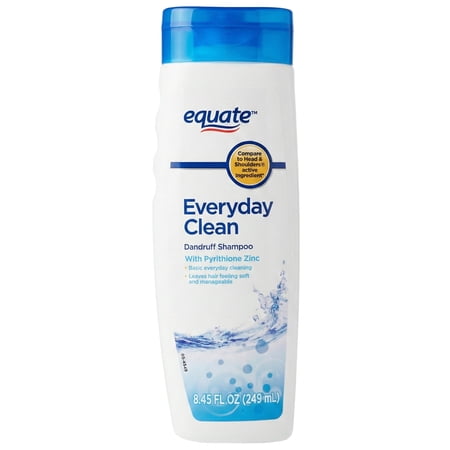 Equate Classic Clean Anti-Dandruff Shampoo with Pyrithione Zinc, 8.45 fl oz