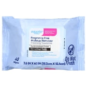 Equate Fragrance Free Makeup Remover Cleansing Towelettes, 80 Count