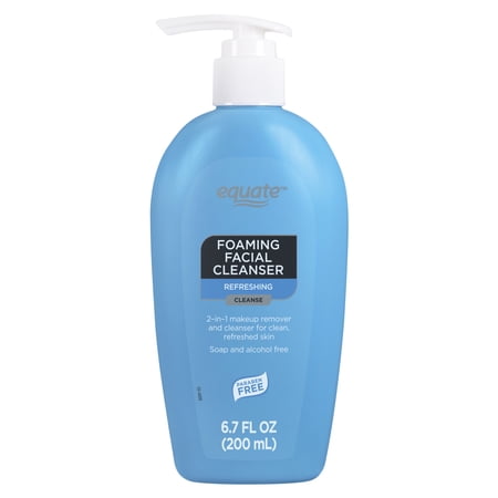 Equate 2-in-1 Foaming Facial Cleanser, 6.7 fl oz