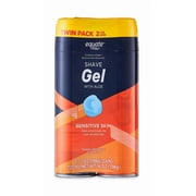 Equate Sensitive Skin Shave Gel with Aloe, Twin Pack, 7 oz, 2 Count