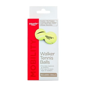 Equate Pre-Cut Walker Tennis Balls, 2 Count