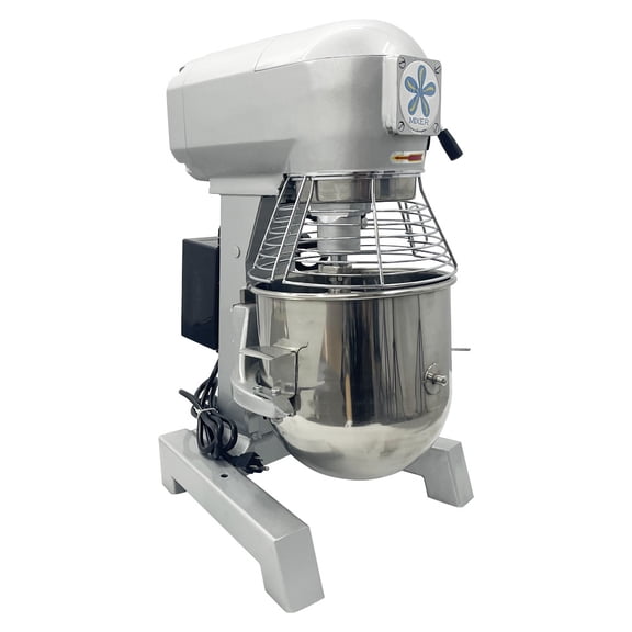 EQCOTWEA 10QT Commercial Dough Kneading Machine Flour Blender Food Mixer 304 Stainless Steel
