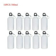 thumbnail image 1 of EQCOTWEA 10pcs 500ml Sublimation Aluminium Water Bottle Mugs Travel Mugs Gifts White, 1 of 5