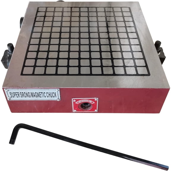 EQCOTWEA 12*12" CNC Permanent Magnetic Chuck for Grinding Milling Machine Lathe Magnets