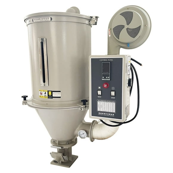 EQCOTWEA 15KG Hot Wind Plastic Granule Hopper Dryer Material Dehumidifier Injection Molding Machine 220V