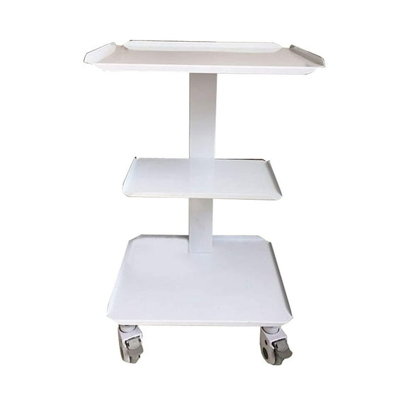 EQCOTWEA 3 Layers Dental Equipment Surgical Equipment Trolley Beauty Salon Tools Ultrasound Cart Mobile Trolley