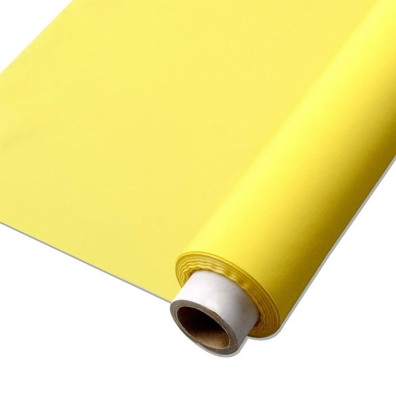 EQCOTWEA 3 Yards 200 Mesh Screen Silk Screen Printing Auxiliary Materials Fabric Mesh 50 In Polyester Yellow