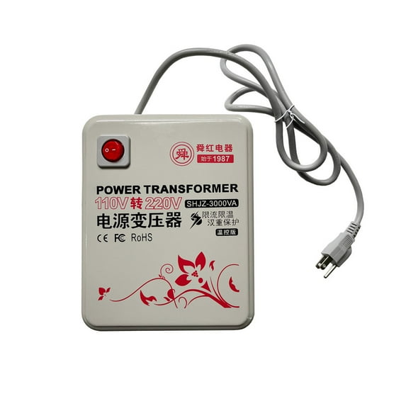 EQCOTWEA 3000W Voltage Converter 110V to 220V Home Appliance Step Up Transformer