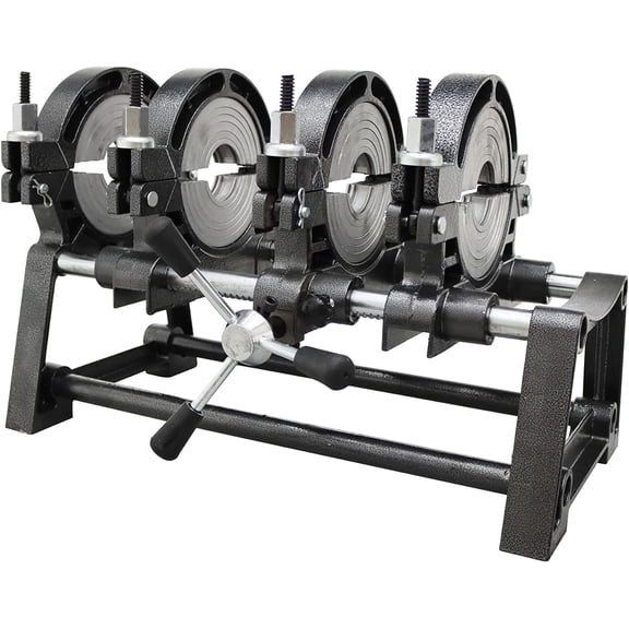 EQCOTWEA 4 Clamps Pipe Fusion Welder Tube Welding Machine PP PE PB PVDF Hot Melt Machine 2.48"-6.30"