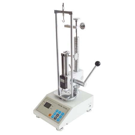 EQCOTWEA 500N Spring Tensile Compression Testing Machine Spring Table with Printing