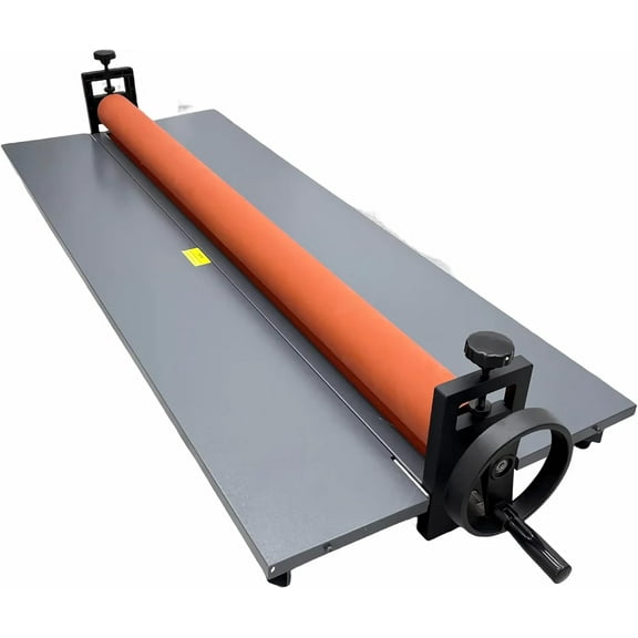 EQCOTWEA 51" Manual Desktop Cold Roll Lamiantor with Foldable Working Table for Photo Vinyl Laminating