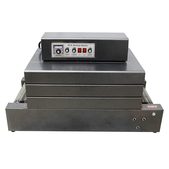 EQCOTWEA Automatic Heat Shrink Wrap Machine Thermal Film Shrink Tunnels Packaging Machine 220V