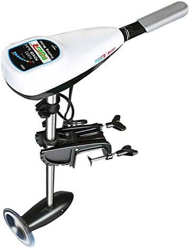 EQCOTWEA Brushless Transom Trolling Motor, Lightweight Outboard Engine, 36" Shaft