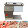 thumbnail image 1 of EQCOTWEA Commercial QX 10mm Shredded Meat Slicer Cutting Machine Steak Beef Pork Cutter, 1 of 8