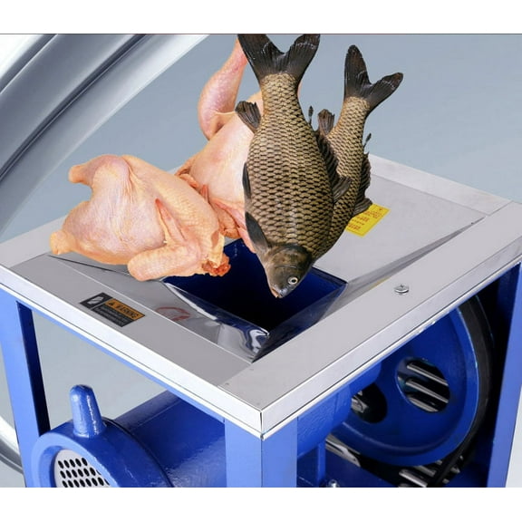 EQCOTWEA Electric Bone Crusher Ground Meat Crushing Feed Food Seasoning 220V 3KW