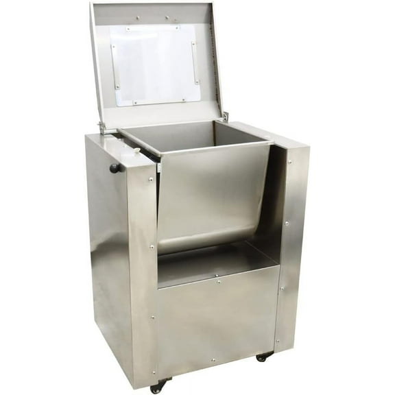 EQCOTWEA Electric Meat Mixer Food Stuffing Blender Stainless Steel 40L