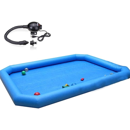EQCOTWEA Family Inflatable Swimming Pool Lounge Pool with One 110V Blower for Water Walking Ball Outdoor Garden Backyard 23x23x1.8ft