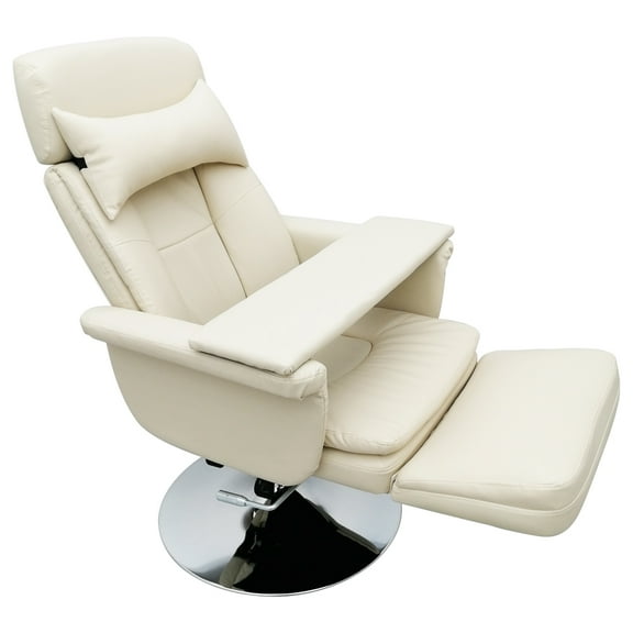 EQCOTWEA Folded Massage Chair Beauty Recliner Spa Table Salon Chair Office Multi-purpose Chair 360 Degree Rotation White